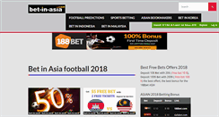 Desktop Screenshot of bet-in-asia.com