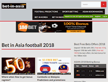 Tablet Screenshot of bet-in-asia.com